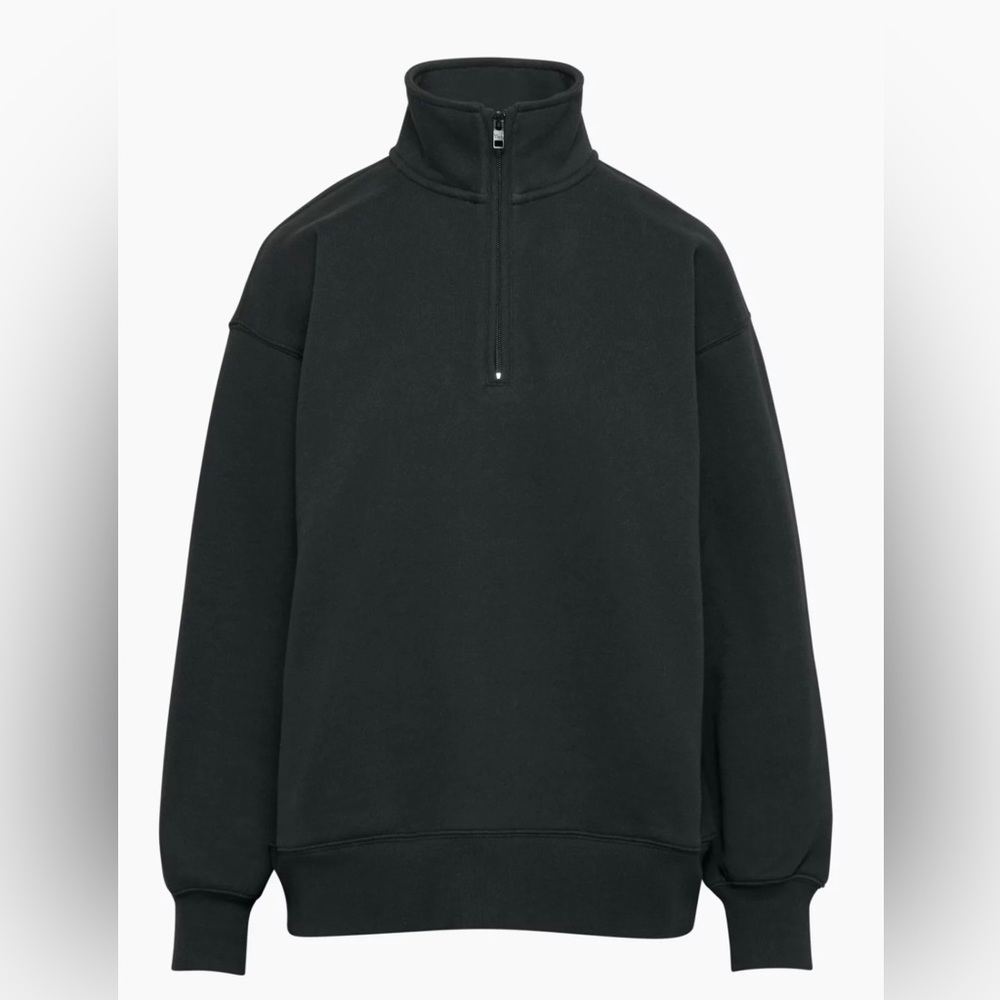 Aritzia black quarter zip